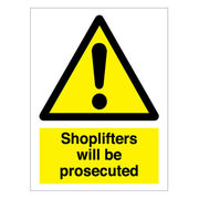 Shoplifters Sign